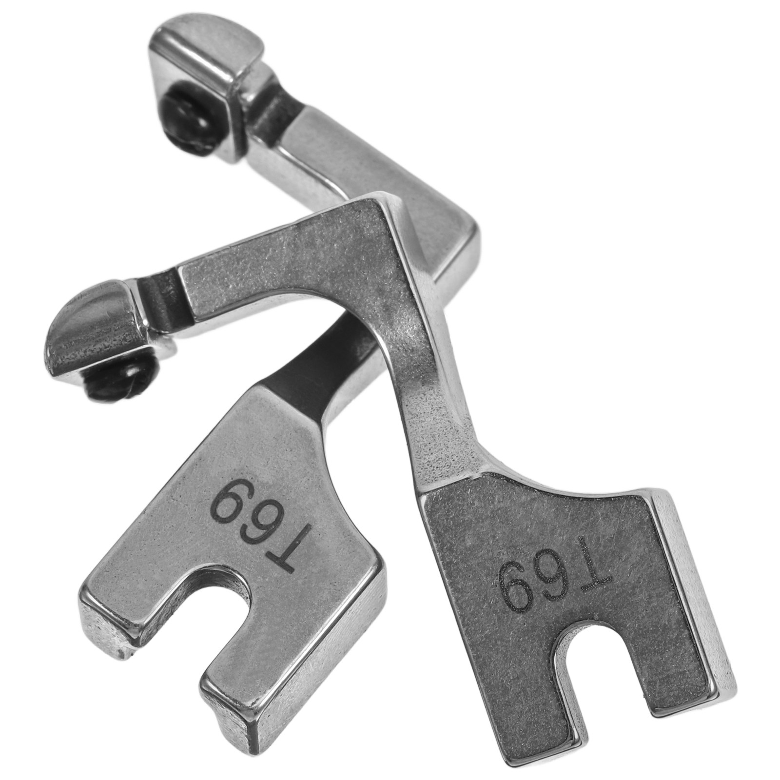 Zipper Foot Presser - 2 Pezzi Piedino Regolabile in Acciaio