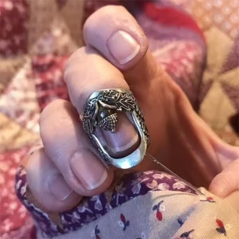 Sewing Thimble Metal - Ditale in metallo aperto a forma