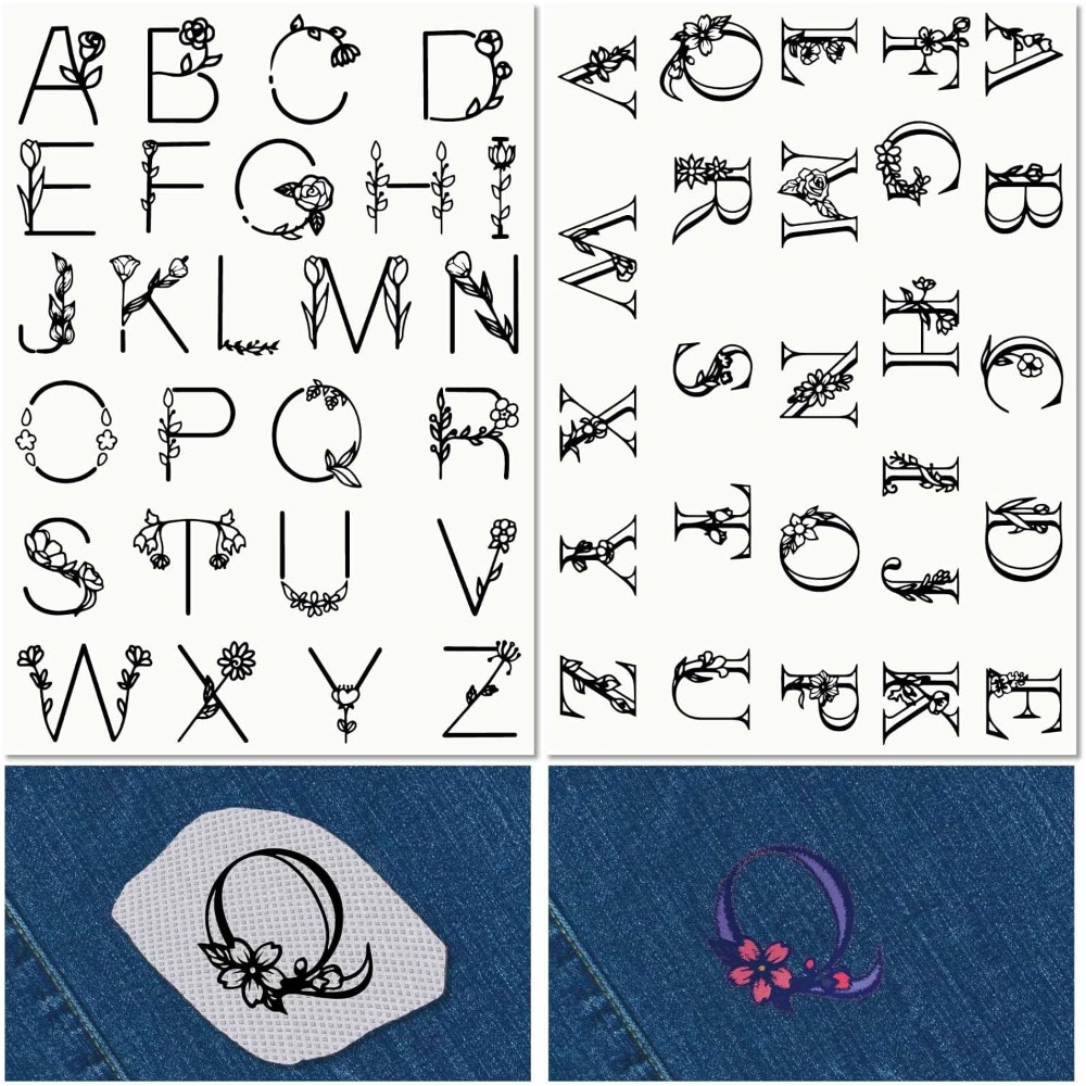 Sewing Kit - Lettera AZ Stabilizzatori per ricamo solubili
