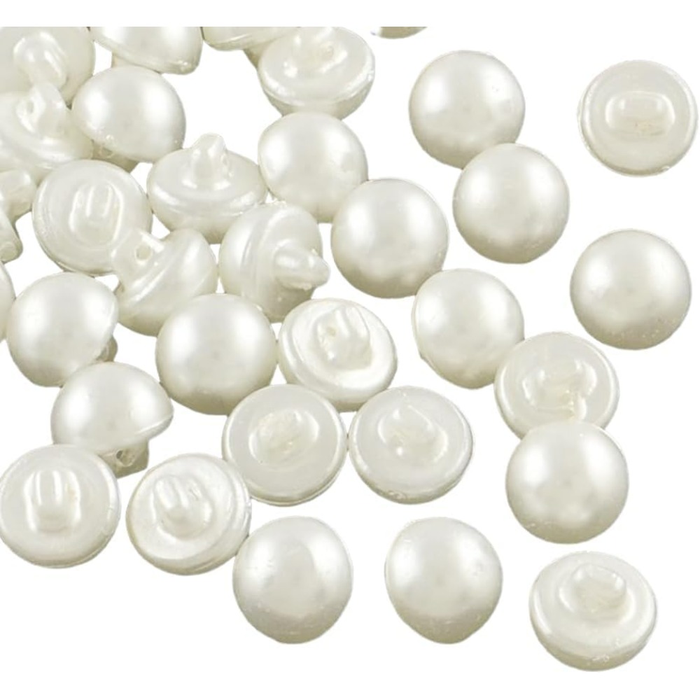 Sewing Kit - 12MM 100 pezzi 1 foro beige