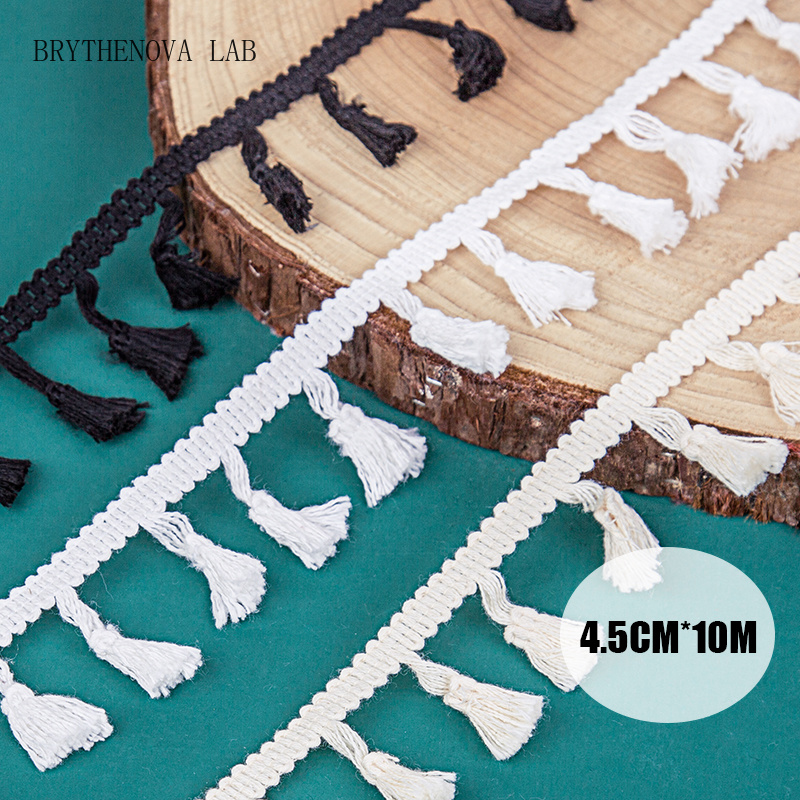 Sewing Thread In Textile - Passamaneria in cotone con frange da