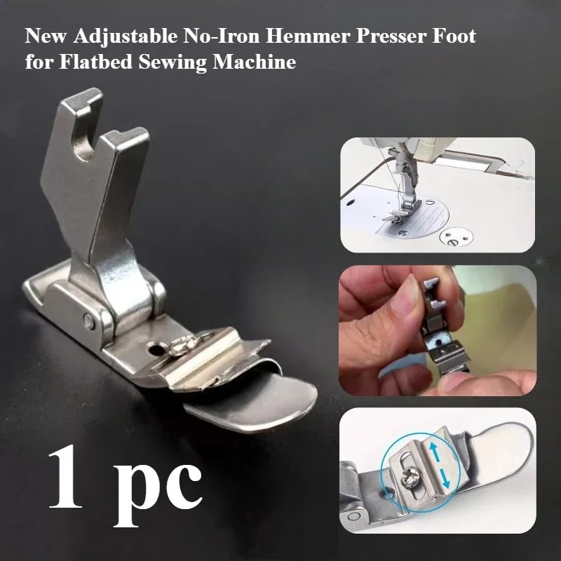 Textile Sewing Machine - Piedino Regolabile Anti-Stiratura per Macchine da
