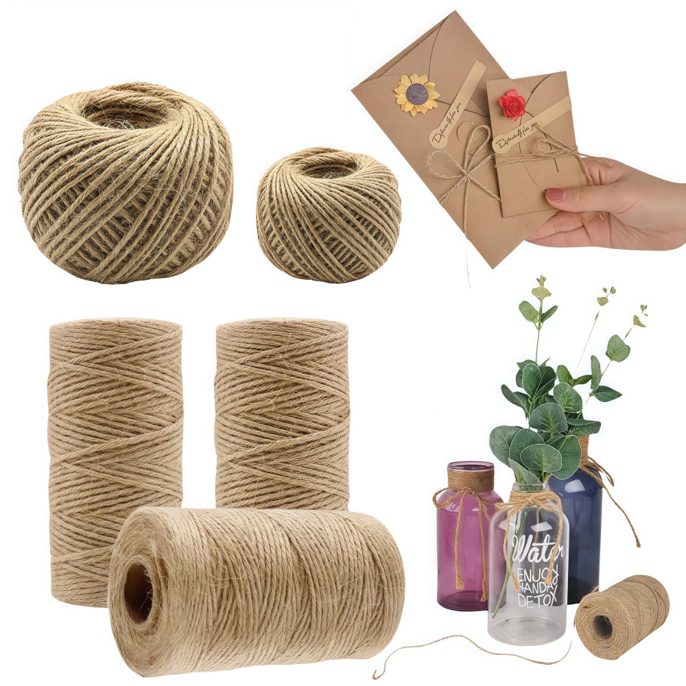 Sewing Thread In Textile - Corda di Iuta Naturale 2/3/4mm, Nastro