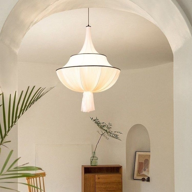 Century Textile & Sewing Supply - Lampada a Sospensione LED in Tessuto