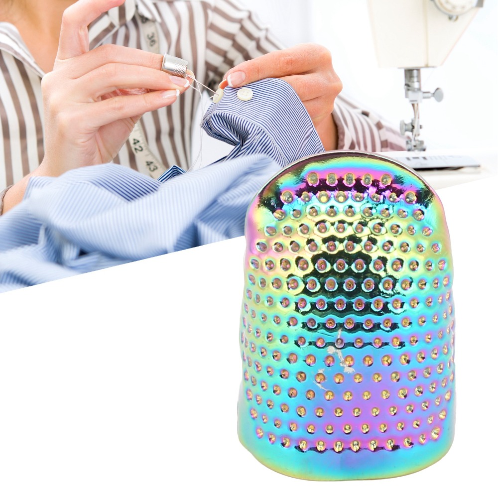 Sewing Thimble Metal - Set di 4 Ditali Protettivi in