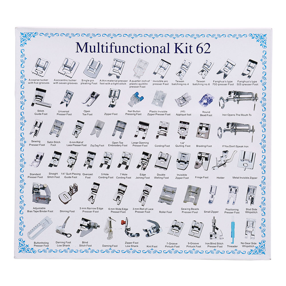 11-82 pz/set Macchina Da Cucir - Zipper Foot Presser recensione e prezzo