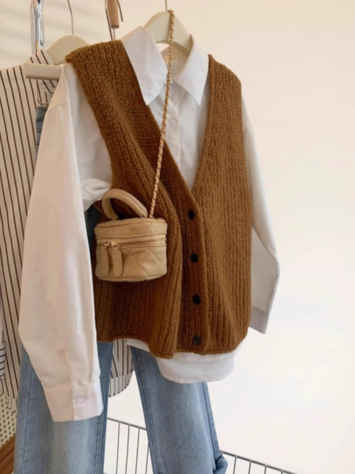 Completo due pezzi in maglia s - Shoulder Pad Set In recensione e prezzo