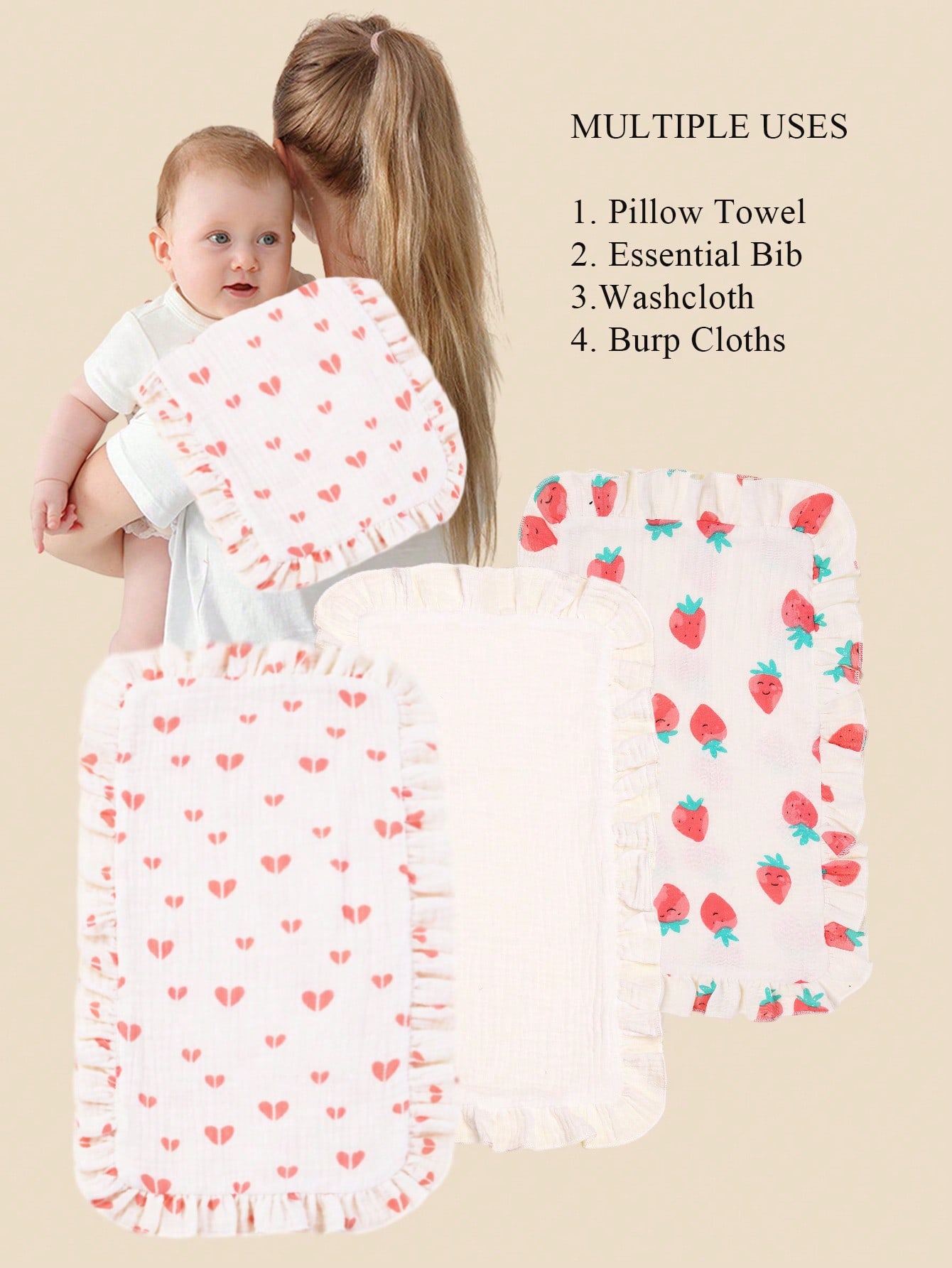 3 pz/set morbida mussola di co - Shoulder Pad Set In recensione e prezzo