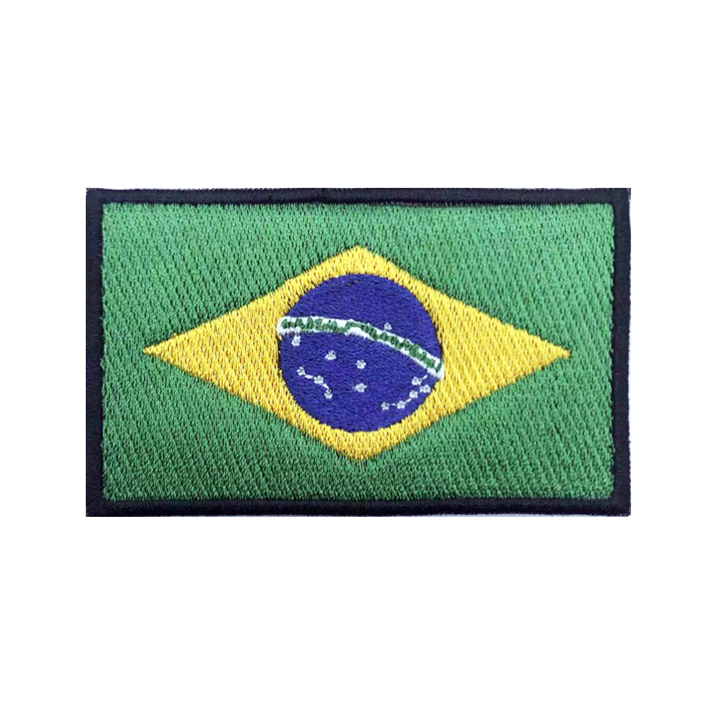 Bandiera brasiliana brasile Pa - Velcro Sew On recensione e prezzo