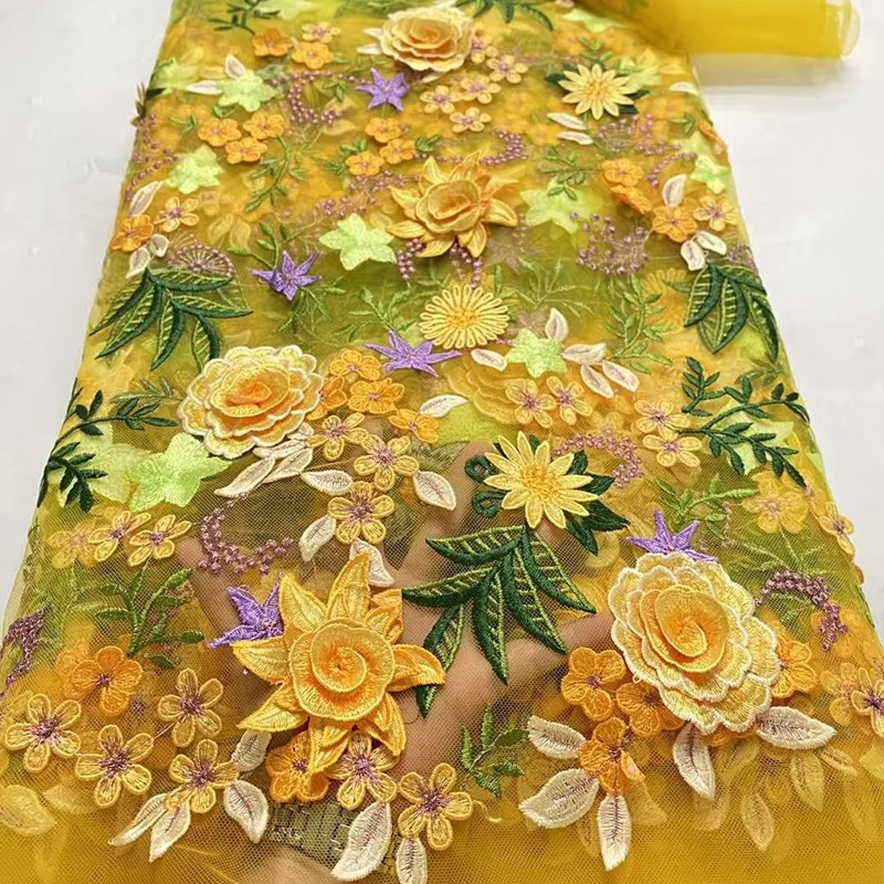 Tessuto in Tulle Ricamato Flor - Sewing In Textile recensione e prezzo