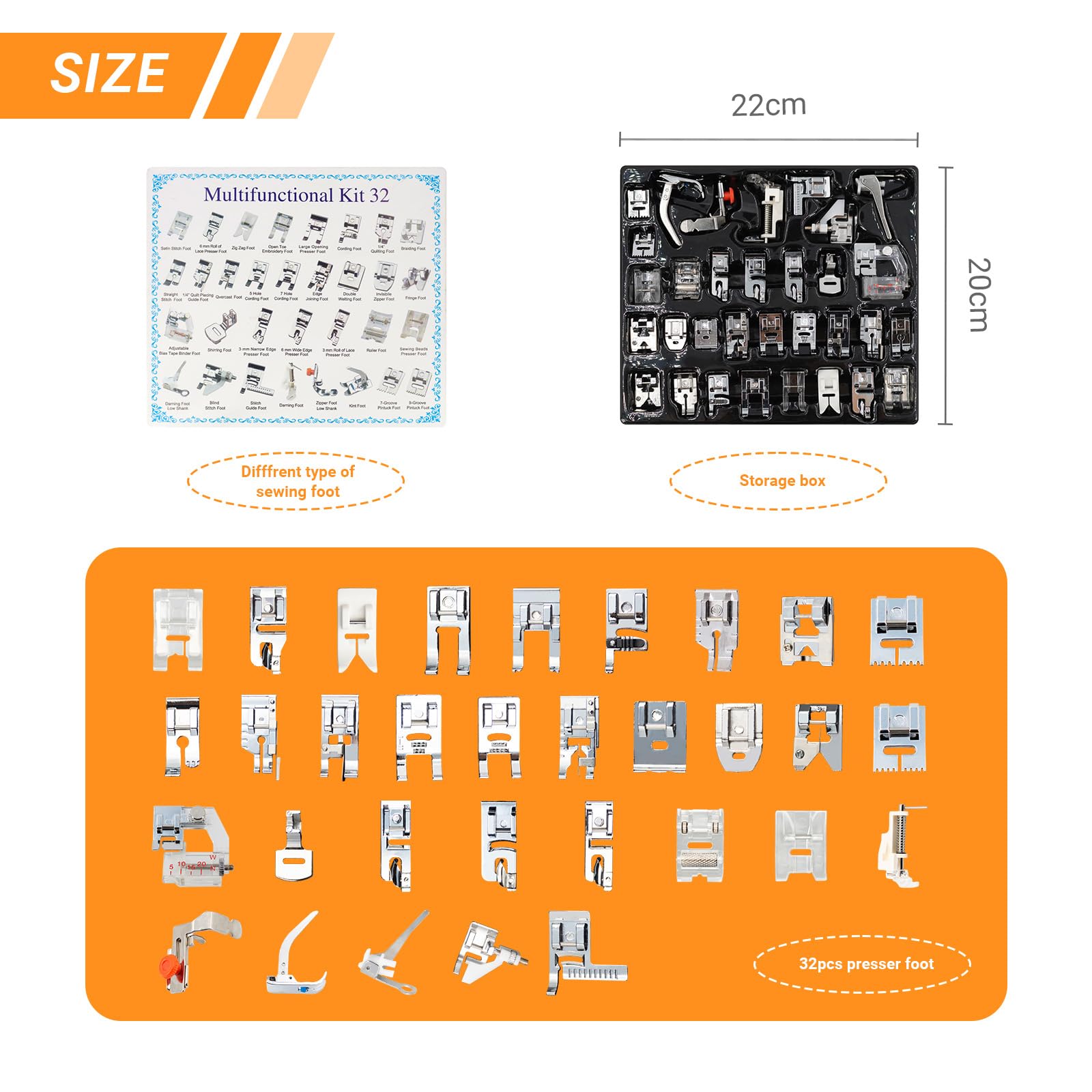 Kit piedino da cucito multifun - Zipper Foot Presser recensione e prezzo