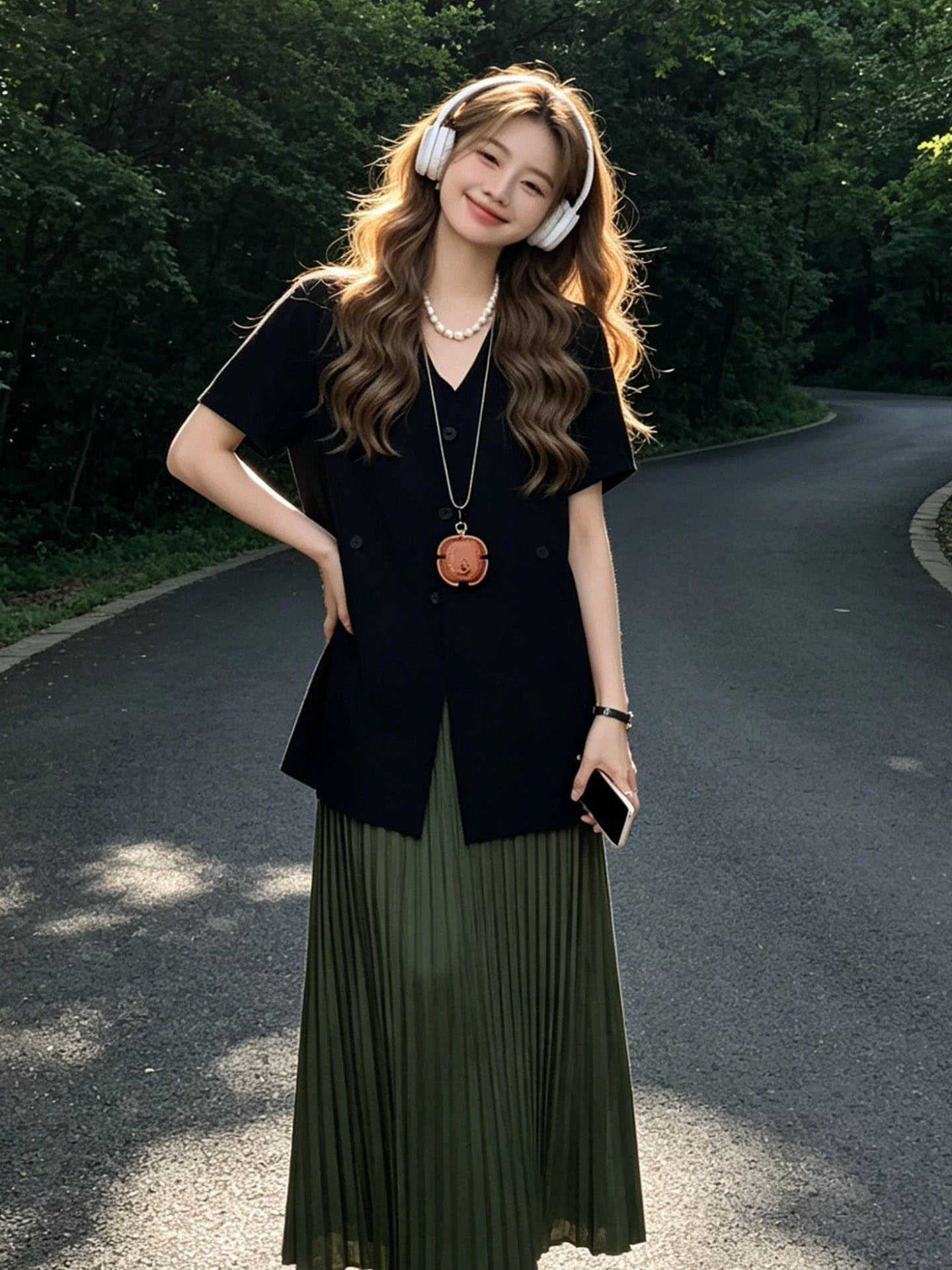 Elegante Completo Casual da Do - Shoulder Pad Set In recensione e prezzo