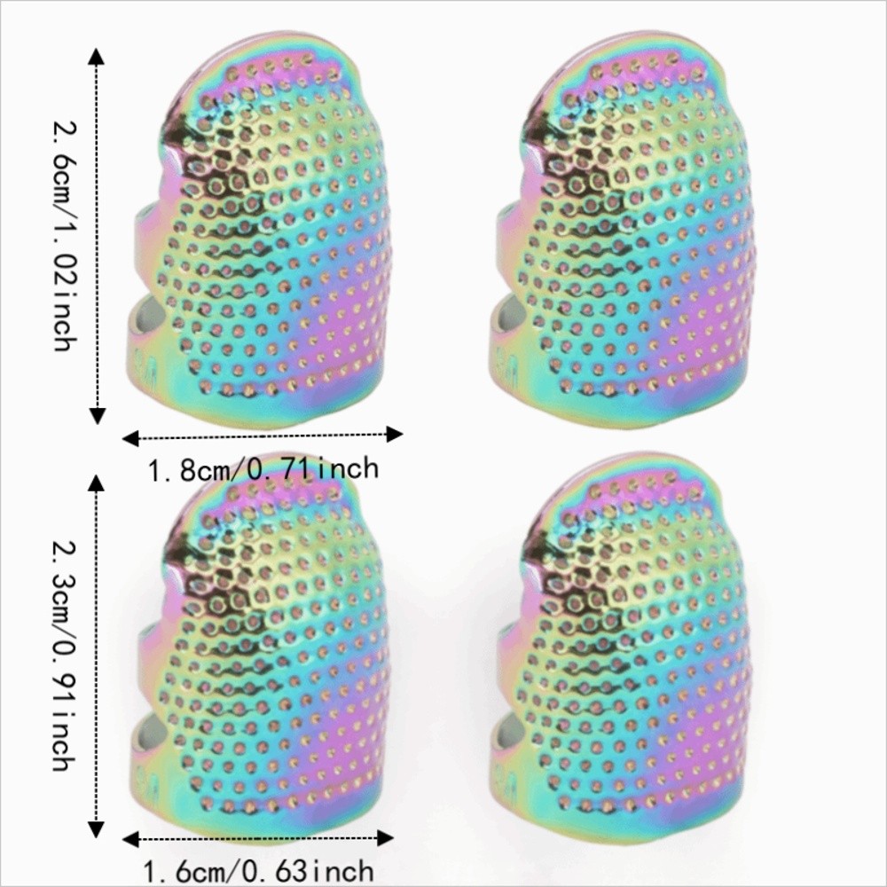 Set di 4 Ditali Protettivi in  - Sewing Thimble Metal recensione e prezzo