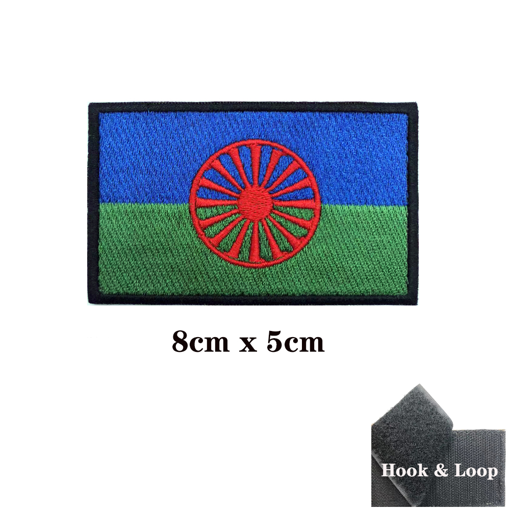Rom Gypsy Flag Of The Romani T - Velcro Sew On recensione e prezzo