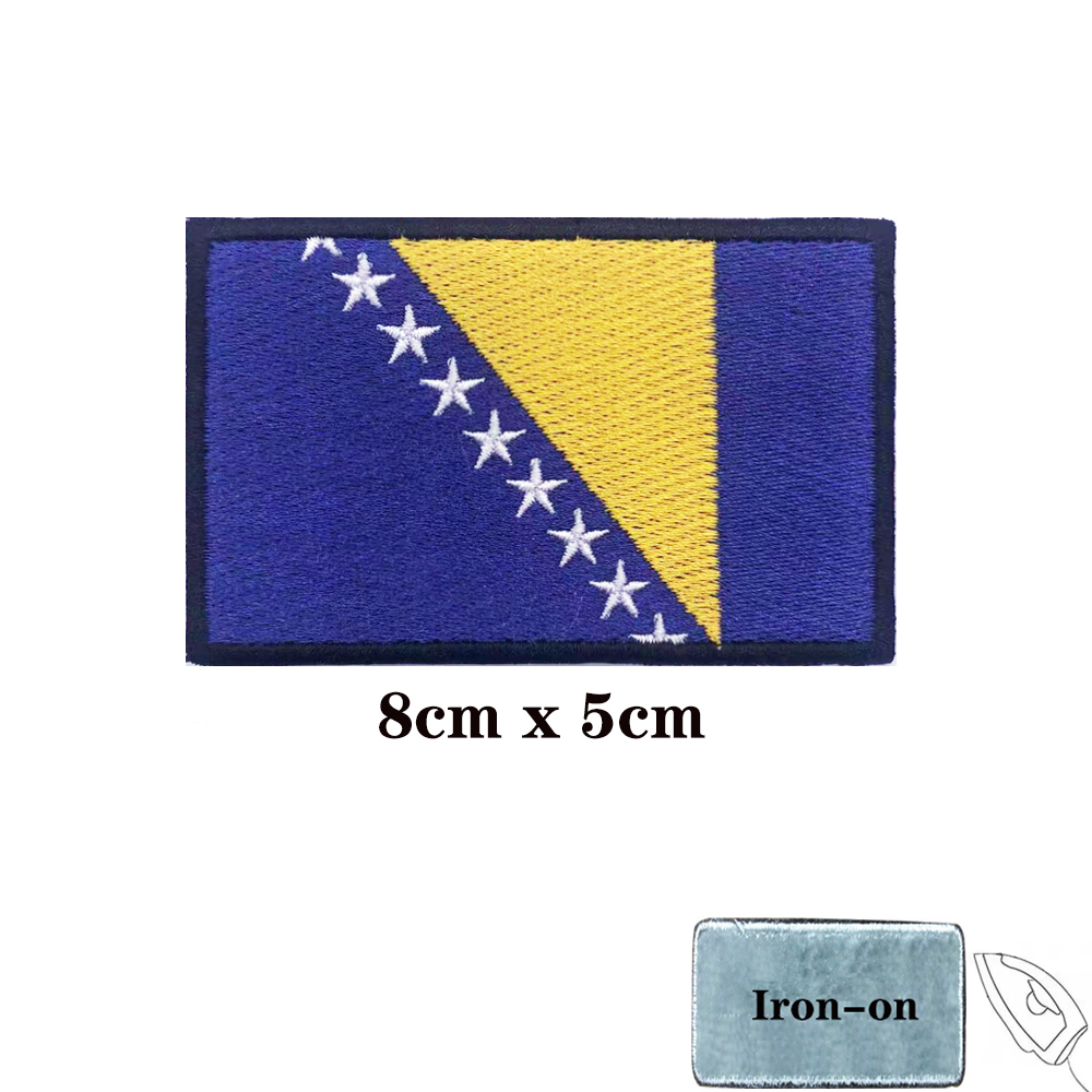1PC Bandiera della Bosnia ed E - Velcro Sew On recensione e prezzo