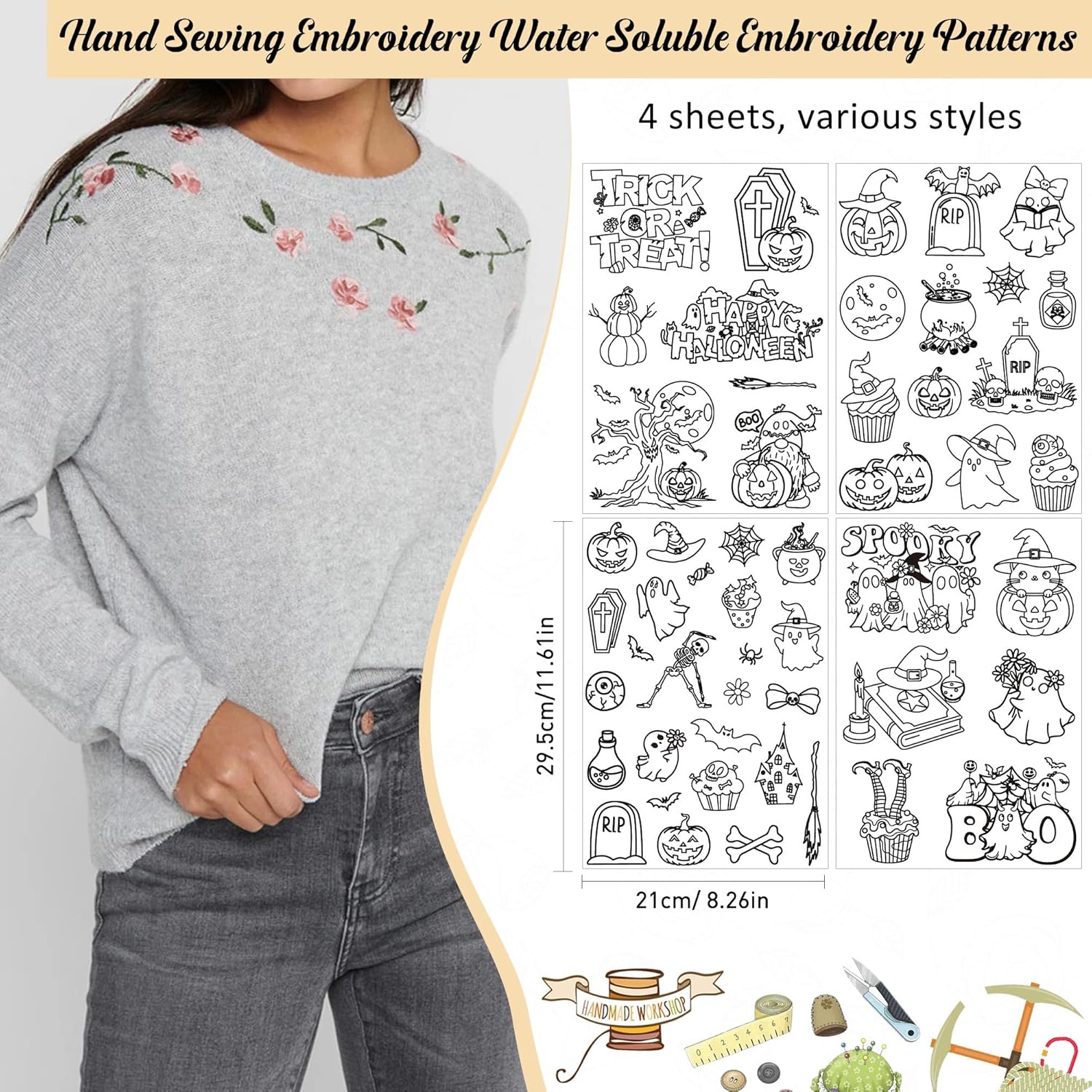 Modello di ricamo stabilizzato - Textile Sewing Patterns recensione e prezzo